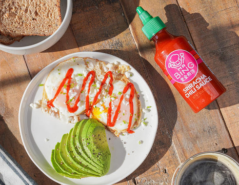 Mr. Bing Sriracha Chili Sauce, 18oz - Made with Thai Chilis, Perfect for Sauces and Marinades