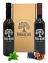 Viva Oliva Two 375ml (12.7oz) Variety Gift Set - Basil Infused Olive Oil &