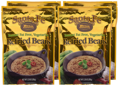 7.25 Oz (Pack 4) Santa Fe Instant Fat Free Vegetarian Refried Beans