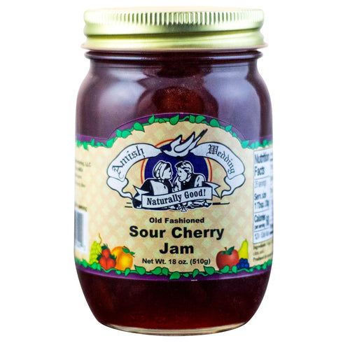 Amish Wedding Sour Cherry Jam 18oz