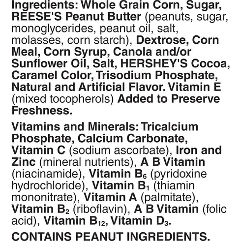 20.7oz Reese's Puffs Breakfast Cereal, Chocolate Peanut Butter with Whole Grain
