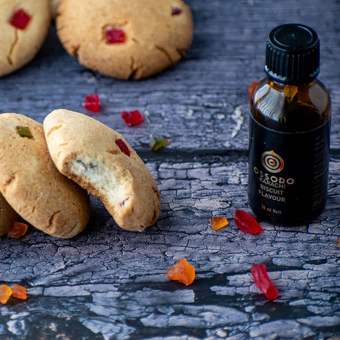 Ossoro Essence Karachi Biscuit Food Flavour, No Sugar Added, Non-GMO, Gluten-Free for Baking