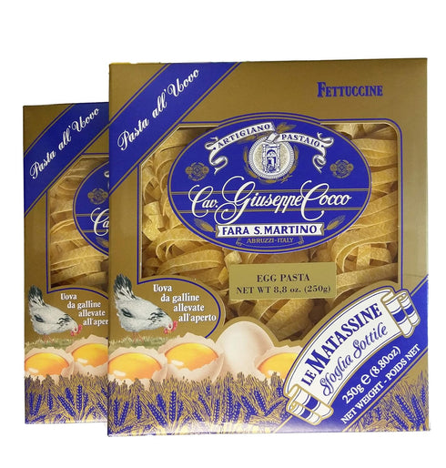 Cav Giuseppe Cocco Cav. Giuseppe Cocco Egg Fettuccine 8.8 oz (250 gm) - 2-Pack