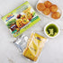 Rani Pani Puri Coins (Uncooked, Microwaveable wheat and Semolina Coins) 7oz (200g) with Pani Puri Masala (14-Spice Blend for Indian Spicy Water) 3.5oz (100g) ~ All Natural | Vegan | NON-GMO