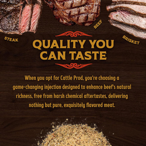 (19.7 Oz) Big Poppas Cattle Prod Beef Injection Competition-Tuned BBQ Brisket Injection for Juicy, Consistent Meat