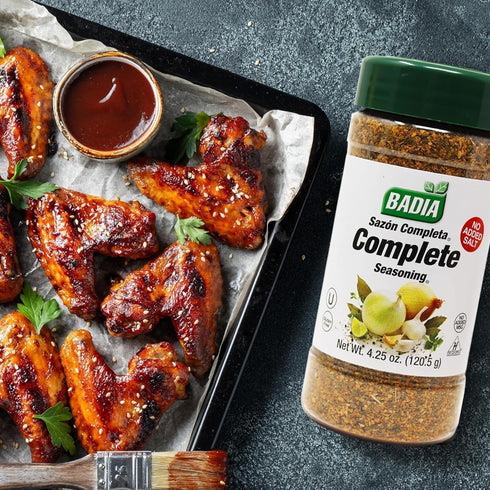 4.25 oz Badia Complete Seasoning Salt-Free, All-Purpose Spice Blend of Garlic, Onion, Pepper, Herbs & Spices - Savory