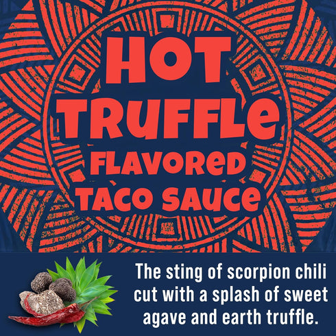 8 Ortega Hot Truffle Taco Sauce, Sweet and Spicy Sauce and Marinade, Ounce