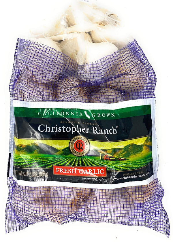 2 Pound Fresh Garlic USA California Heirloom Gilroy Finest, Pack of 1