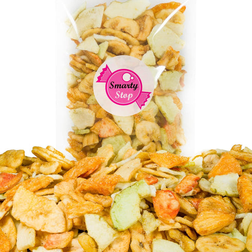 Smarty Stop (1.8 (Pack 1)) Dried Vegetables Snacks Mixed Crispy Fruit Chips Pound