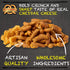 12 oz Tell City Cheddar Cheese Flavored Pretzel Pieces - Homestyle Crunchy Hard Pretzels - Cheddar