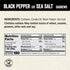 2oz Packs (5 Count) IChoose Black Pepper Sea Salt Cashews, Individual Snack Bold Cracked Pepper Roasted Cashews