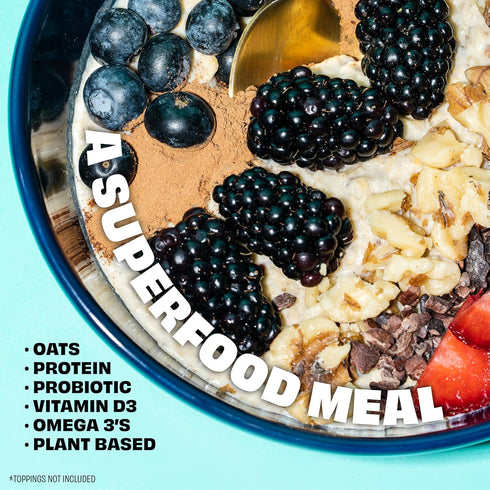30g Pack 7 Kreatures of Habit MEAL ONE | Overnight & Instant Superfood Protein Meal Replacement | Gluten Free, Dairy
