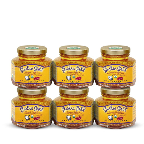 Garlic Gold Toasted Granules in Extra Virgin Olive Oil, USDA Organic Certified