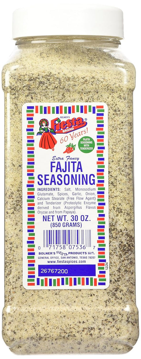 Bolner's Fiesta Extra Fancy Fajita Seasoning (30-Ounce Plastic Canister)