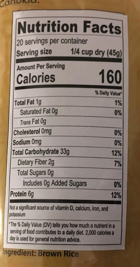 Cahokia High Protein Brown Rice - Nutrient-Rich Pantry Staple