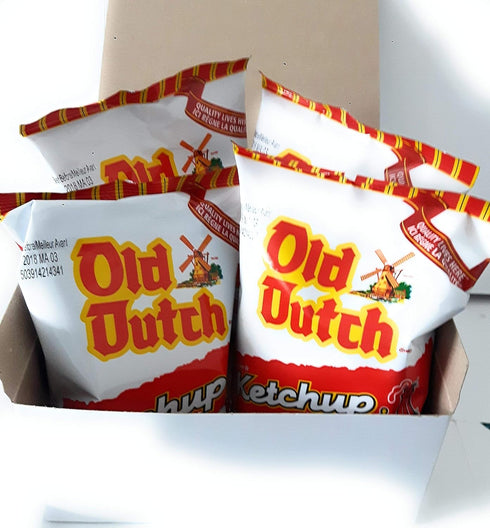 olddutch Old Dutch ketchup potato chips ~ 4 bags/40g from Canada Canadian eh