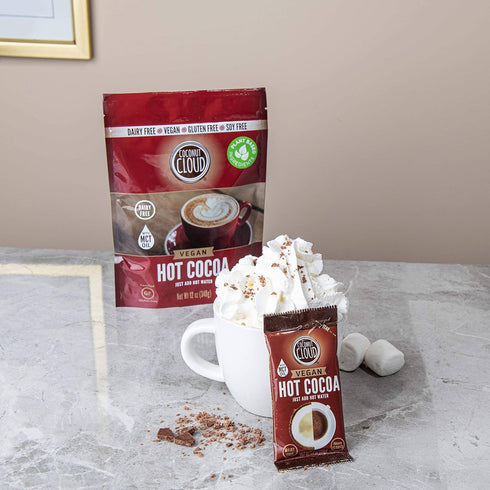 12 oz Coconut Cloud: Dairy-Free Instant Hot Cocoa Mix | Vegan, Natural, Delicious, Creamy Chocolate (Made in Colorado