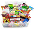 Tasty Kitchen 40 Japanese Snacks Dagashi Assorted Gift Box in Reusable Tote Box Pieces