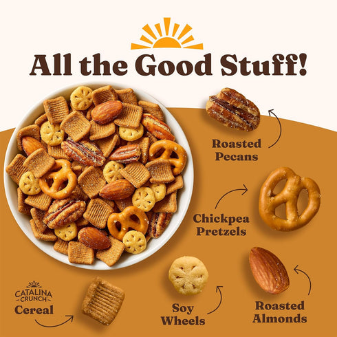 10g 1g 5.25 (Pack 5) Packaging Catalina Crunch Protein Snack Mix - Protein, Sugar per Serving - Good Source of Fiber
