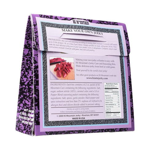 15 lbs. (1 Hi Mountain Jerky Seasoning and Cure Kit | PEPPER BLEND | Beef Jerky Seasoning | Perfect for Beef, Venison