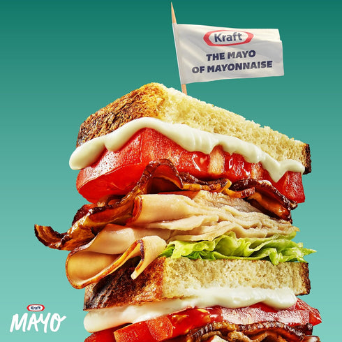 Kraft 30 oz Real Mayo Creamy & Smooth Mayonnaise, for a Keto and Low Carb Lifestyle, fl Jar