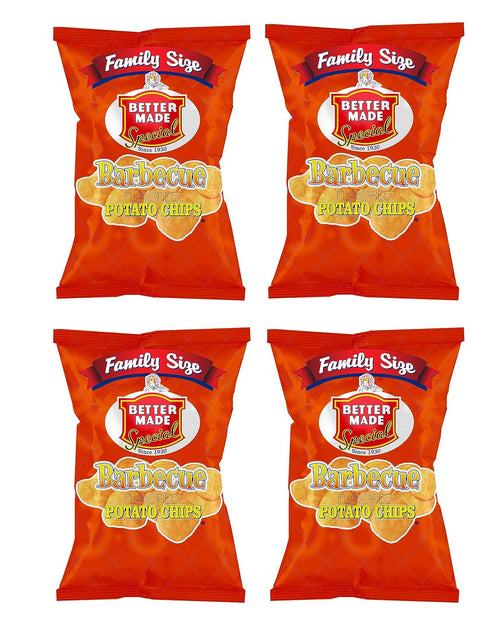 Better Made BBQ Potato Chips - Four (4) Pack - 8.5-9 oz