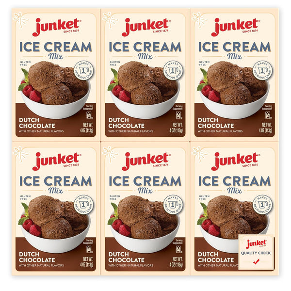 Junket Chocolate Ice Cream Mix: Old Fashioned Homemade Ice Cream for Ice