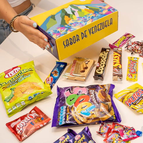 Pack Cocosette Venezuelan Candy Box Variety Authentic Sweets & Snacks with Pirucream & | Classic