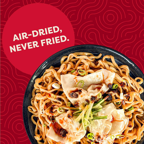 (3 12 Packs) 11g+ A-Sha The Signature Noodles Collection Flavors, | of Protein | Premium Air Dried Never Fried Noodles