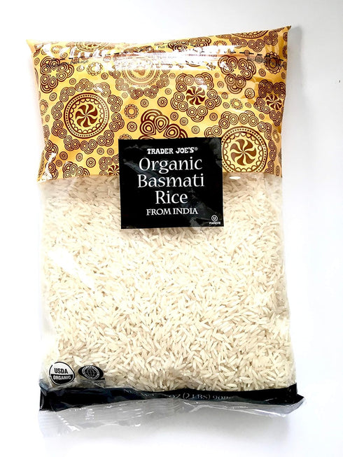 Trader Joe's Organic Basmati Rice NET WT.32OZ (2LBS) 908g