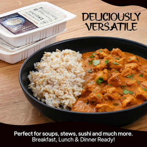 Visit the Store Japan160g 5pc 90 Izukappa fro x of Brown Zen Rice, Low-Calorie Option, Shirataki Rice, Just Seconds