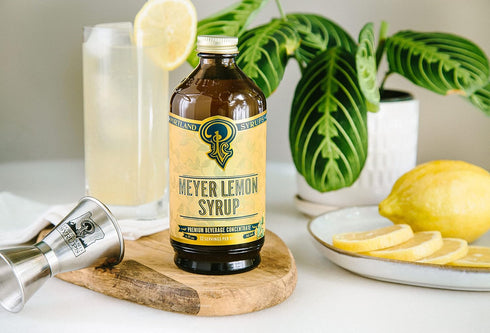 12 oz 12 (Pack 2) Portland Syrups Meyer Lemon Syrup - Premium Beverage Concentrate for Delicious Cocktails, Tea, Soda
