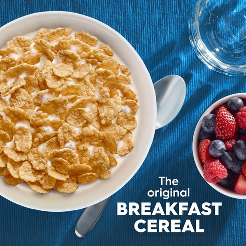 12oz (Pack 3) Kellogg's Special K Breakfast Cereal, Family Breakfast, Fiber Cereal, Large Size, Original, Box