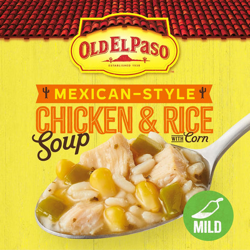 18.5 oz Old El Paso Mexican-Style Chicken and Rice With Corn Soup, Ready to Serve Canned Soup