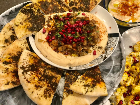 Hummus Hummus, 2.4 oz. Premium & Tahini Seasoning Topper by SPICE + LEAF - Vegan Kosher Pesticide Free - Spice blend