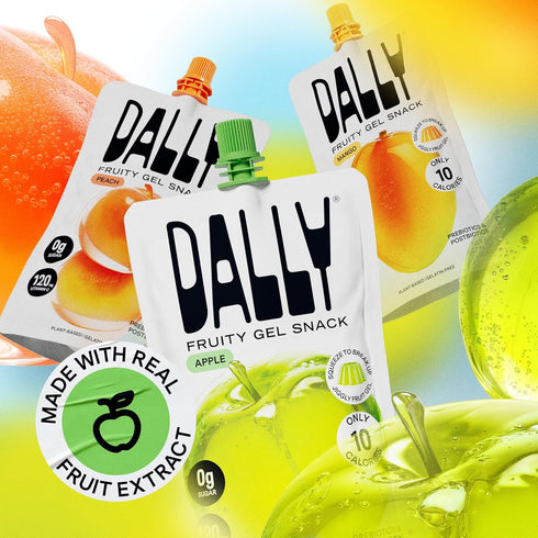 10 10-Calorie, Immune Dally Apple Drinkable Konjac Jelly Pouches | Healthy Keto, Gluten Free, Sugar Free Korean Fruit