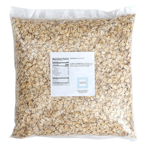 3 Rolled Oats, Pound Bulk Bag, Oatmeal, Breakfast, Hampton Distribution