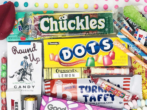 1951 75th 75 1951 RETRO CANDY YUM ~ Birthday Box Nostalgic Candy Mix from Childhood for Year Old Man or Woman Born Jr