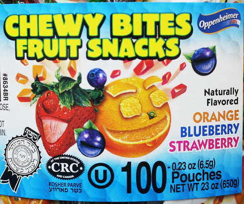 100 66% Fruit Nuggets Mini Pouches Kosher Vitamin C Real Juice All Natural Flavors Gluten Free - By Au'some