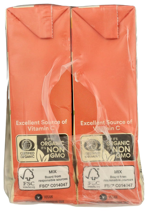 365 8 Pack, 6.75 Oz by Whole Foods Market, Organic Reduced Sugar Watermelon Strawberry Juice Box, Fl
