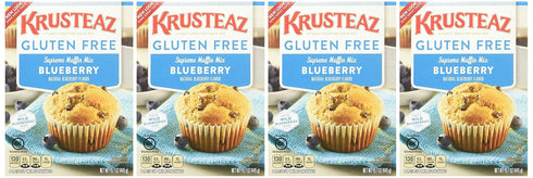 17.1 Oz. (4 Pack) Krusteaz Wild Blueberry Supreme Muffin Mix, Box