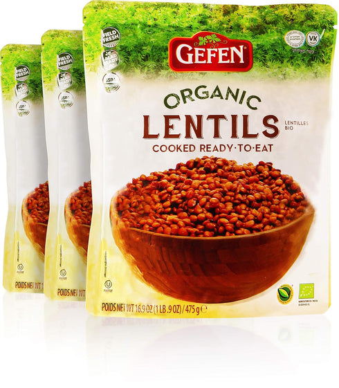 Gefen Organic Ready to Eat Lentils 16.9oz