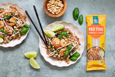 (28oz) Pack 5 Gloryland Pad Thai Noodles and Sauce Meal Kit