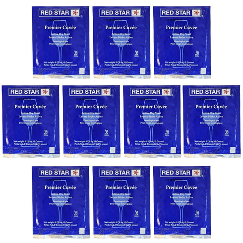 Red Star Premier Cuvee Wine Yeast, 5g, 10-Pack