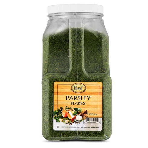 Gel Spice Parsley Flakes, Food Service Size, 16oz (1lb)