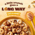 24 oz (Pack 2) Cheerios Oat Crunch Oats 'N Honey Breakfast Cereal, Made with Whole Grain, Family Size
