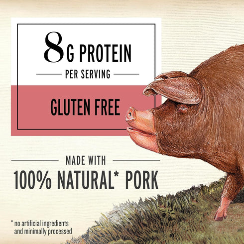 12 18 oz EPIC Uncured Bacon and Pork Bars, Paleo Friendly, Protein Snacks, Ct