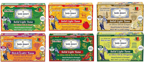 Discoverer 6 Flavor Variety Pk Canned Wild Pole & Line Tuna Fillet