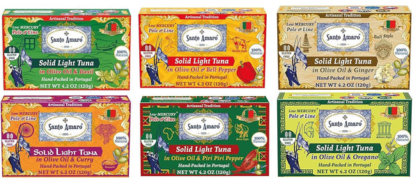 Discoverer 6 Flavor Variety Pk Canned Wild Pole & Line Tuna Fillet