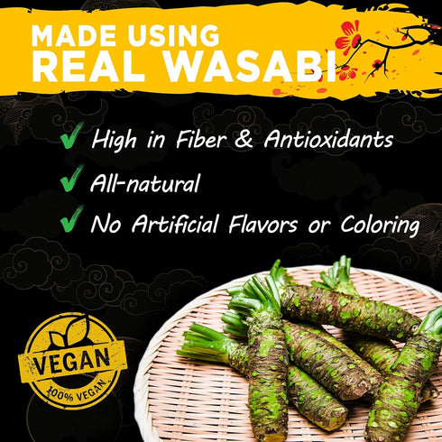 1 1.94 Oz Wasabi-O Red Chili Wasabi Sauce - Spicy Japanese Sauce with Real Wasabi Paste - Vegan, Gluten-Free & Organic